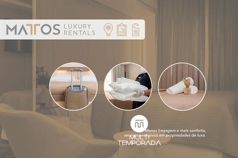 AION 302- Apartamento Loft com Linda Vista Para o Mar de Bom