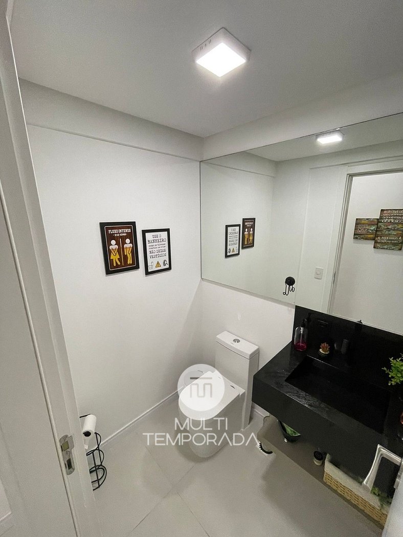 Apartamento Golden: Piscina, Praia e Brinquedoteca