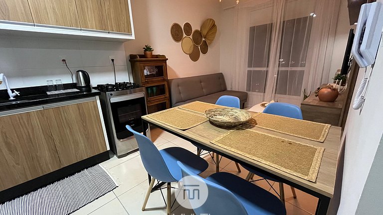 Apartamento Refúgio das Ondas com Piscina