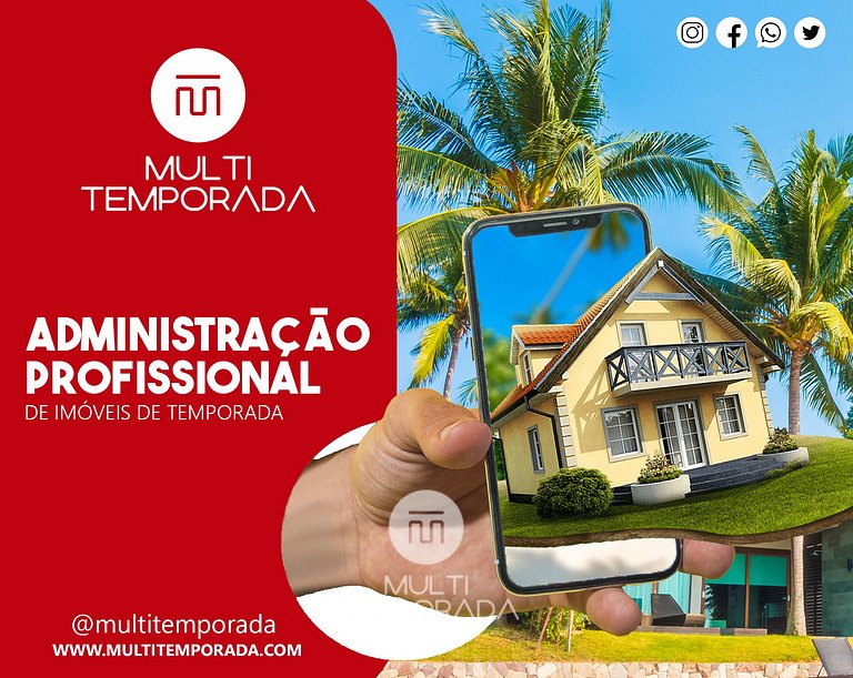 Apartamento Refúgio das Ondas com Piscina