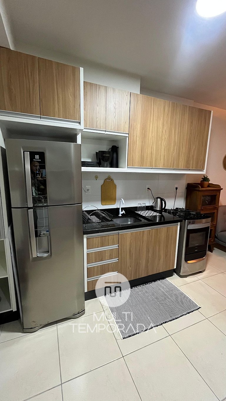 Apartamento Refúgio das Ondas com Piscina