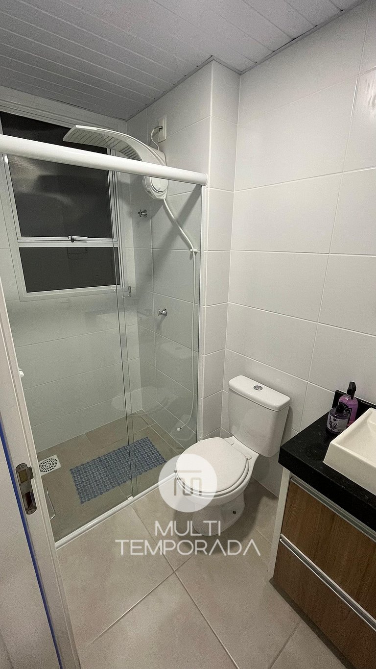 Apartamento Refúgio das Ondas com Piscina