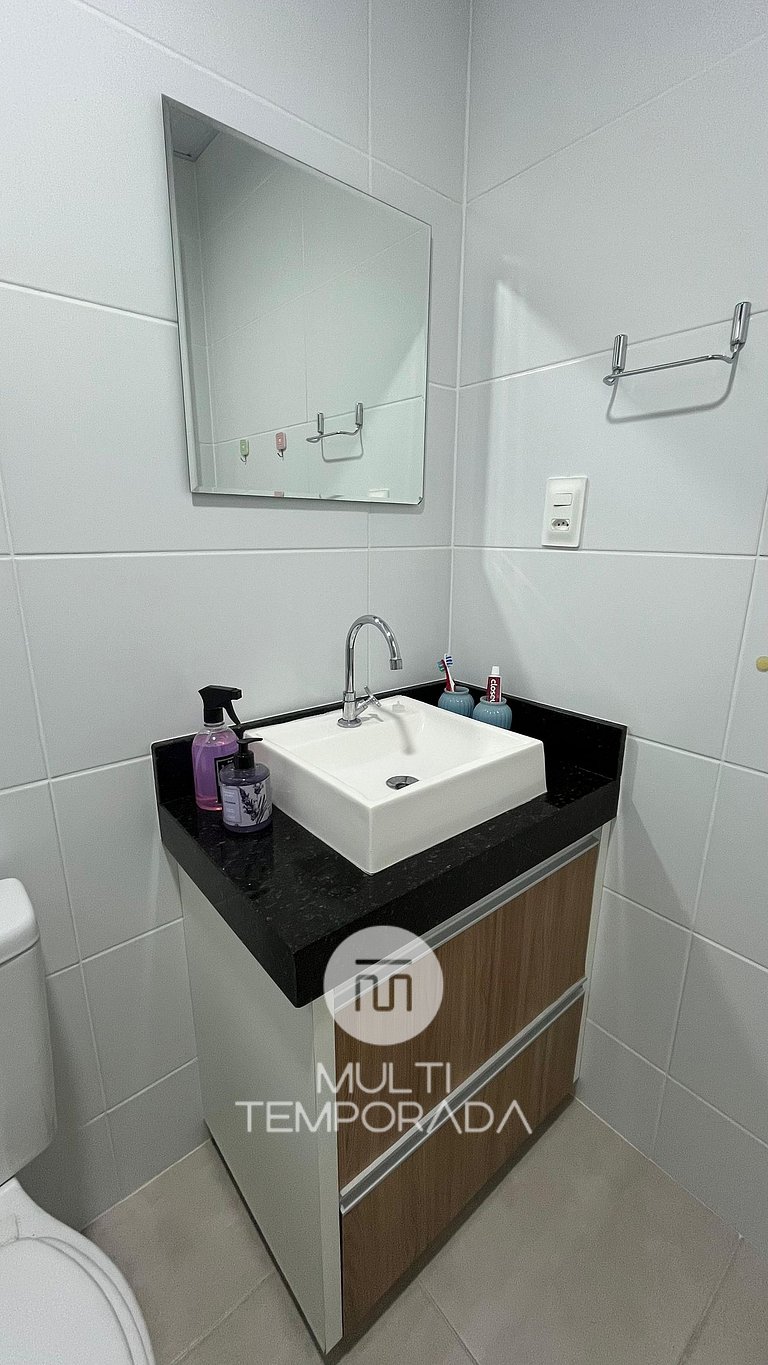 Apartamento Refúgio das Ondas com Piscina