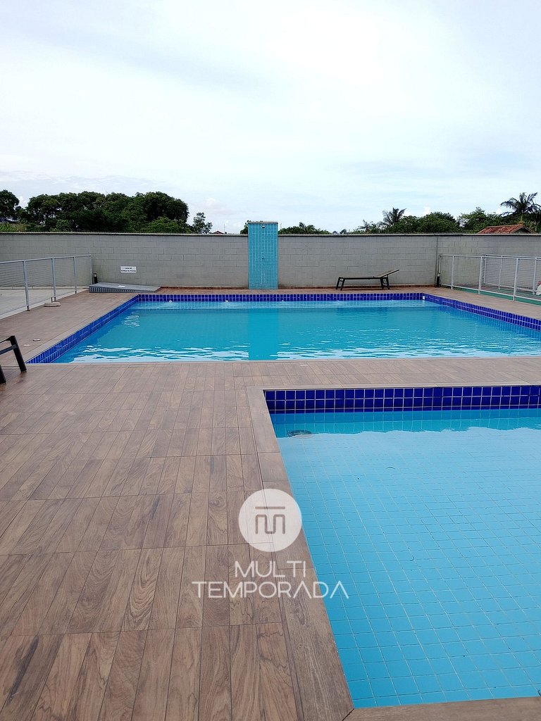 Apartamento Refúgio das Ondas com Piscina