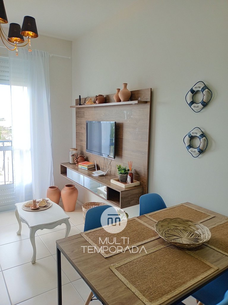 Apartamento Refúgio das Ondas com Piscina