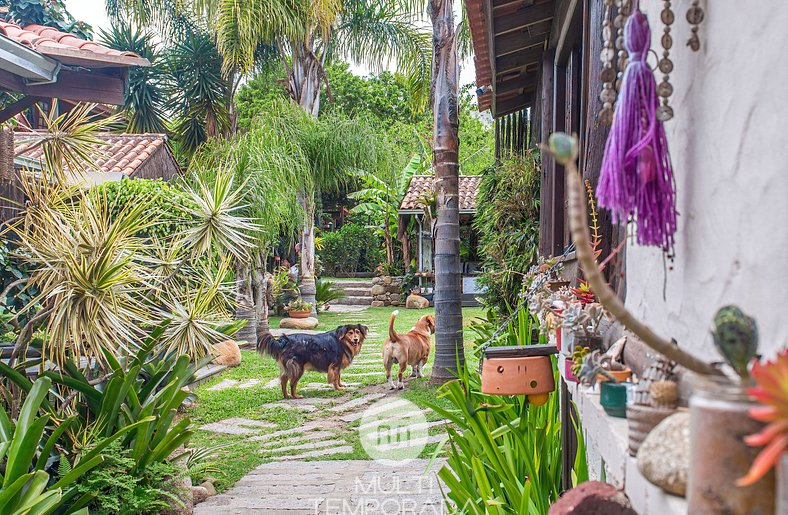 Casa Família com Varanda - Pousada Rosa da Praia