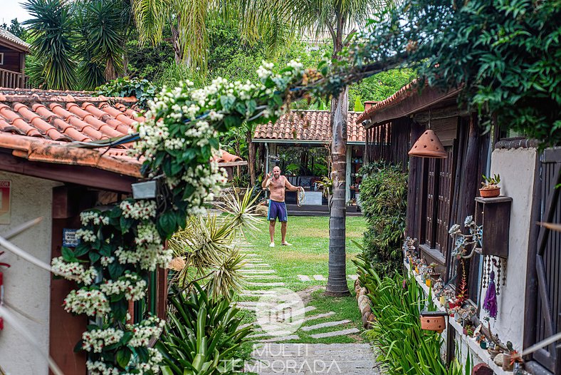 Casa Família com Varanda - Pousada Rosa da Praia