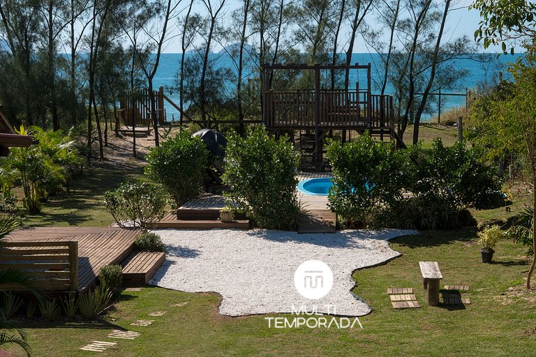 Estação Sol e Lua BEIRA MAR - Bangalô Pé na Areia