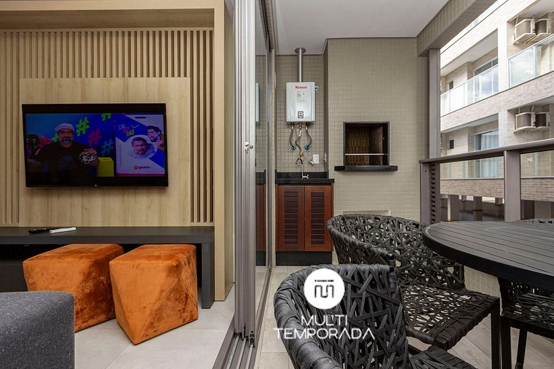 Porto Madero 204 - Apartamento a 250 metros da praia de Bomb