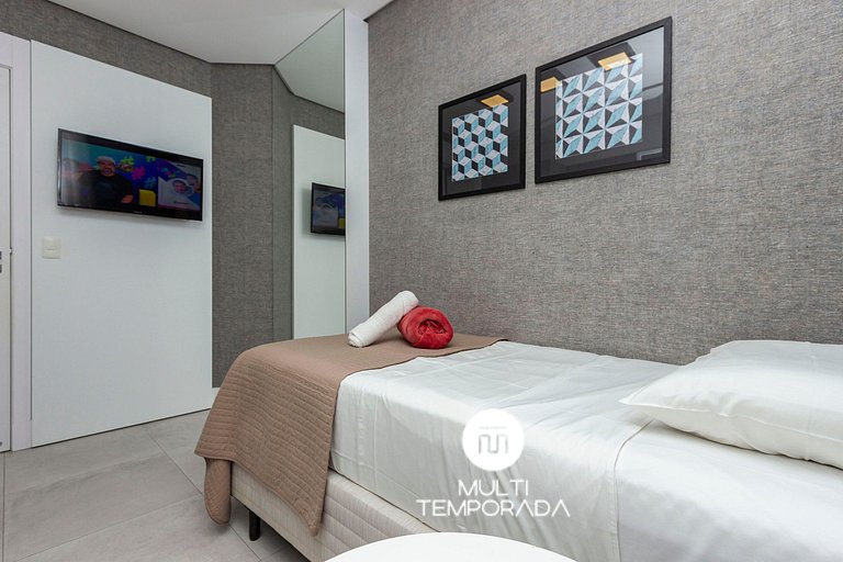 Porto Madero 204 - Apartamento a 250 metros da praia de Bomb