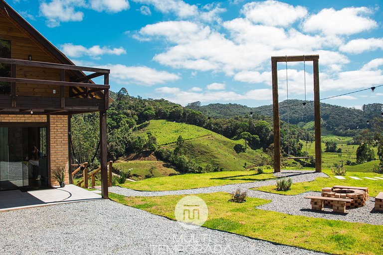 Prana Chalé com Hidromassagem - Águas Mornas - SC