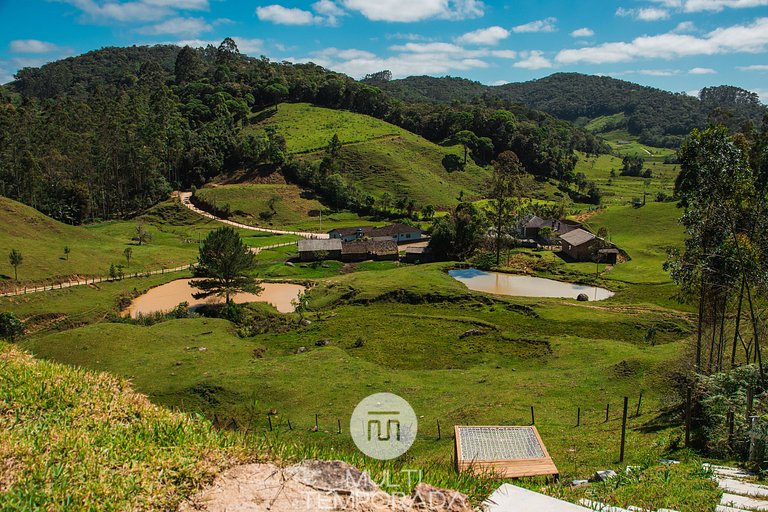 Prana Chalé com Hidromassagem - Águas Mornas - SC