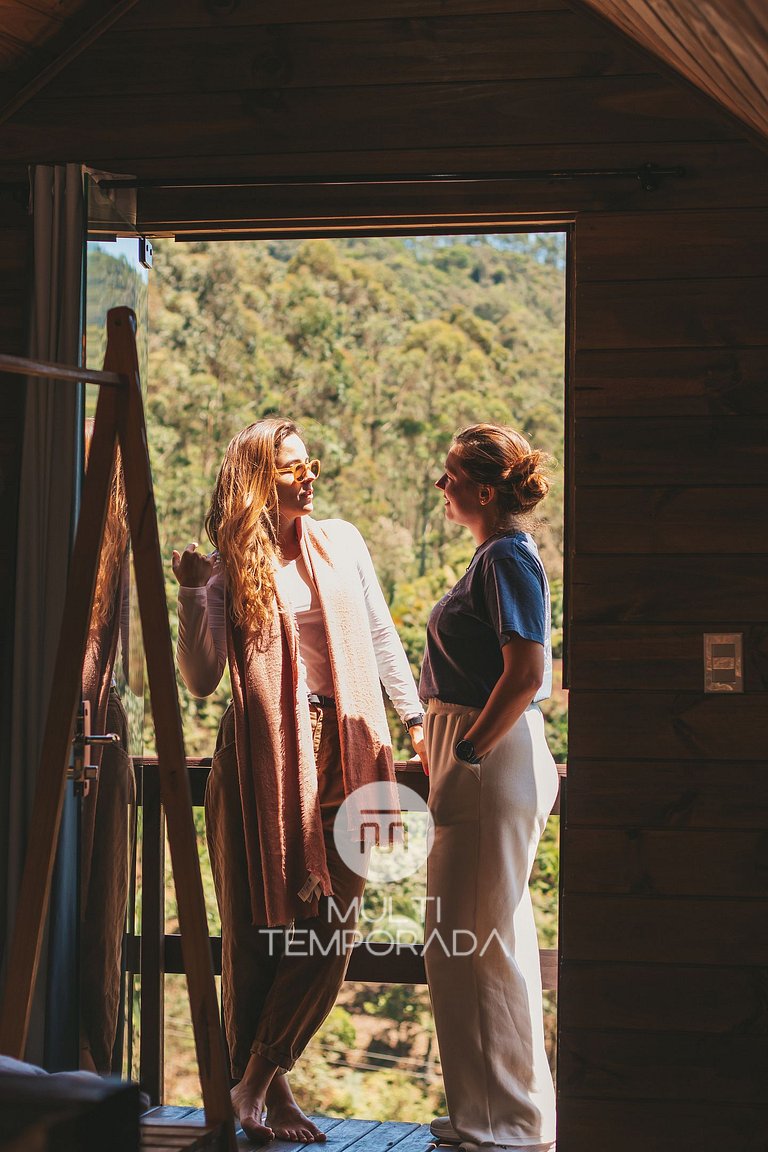 Prana Chalé com Hidromassagem - Águas Mornas - SC