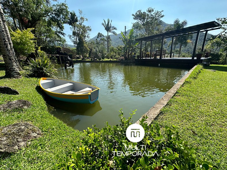 Sítio Morada do Pai: Piscina e Descanso