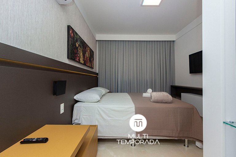 Terrazzo Club Residence 407-A - Apartamento em Bombas - Pisc