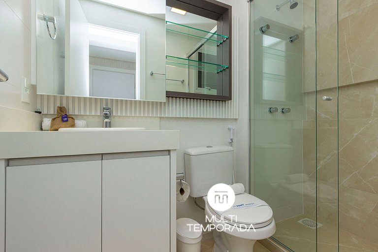 Terrazzo Club Residence 407-A - Apartamento em Bombas - Pisc