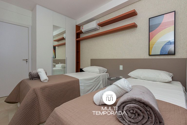 Terrazzo Club Residence 407-A - Apartamento em Bombas - Pisc