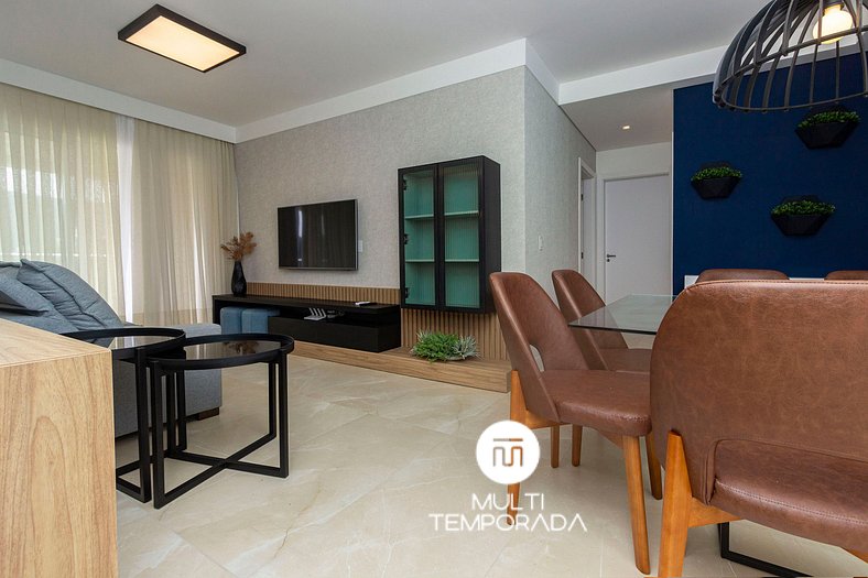 Terrazzo Club Residence 407-A - Apartamento em Bombas - Pisc