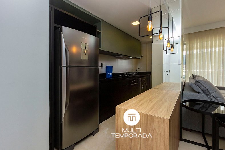 Terrazzo Club Residence 407-A - Apartamento em Bombas - Pisc