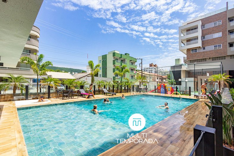 Terrazzo Club Residence 407-A - Apartamento em Bombas - Pisc