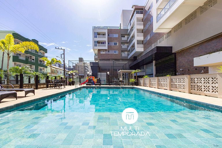 Terrazzo Club Residence 407-A - Apartamento em Bombas - Pisc