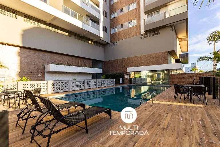 Terrazzo Club Residence 407-A - Apartamento em Bombas - Pisc