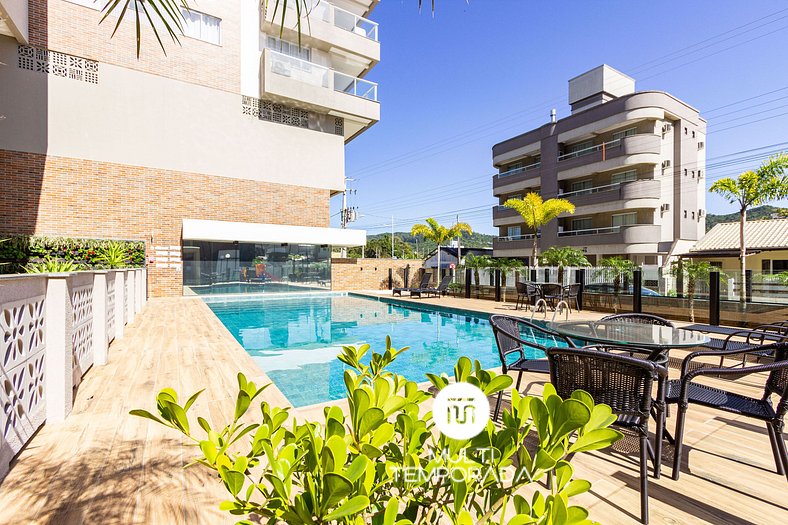 Terrazzo Club Residence 407-A - Apartamento em Bombas - Pisc