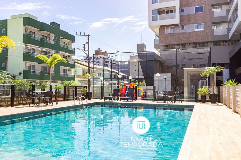 Terrazzo Club Residence 407-A - Apartamento em Bombas - Pisc